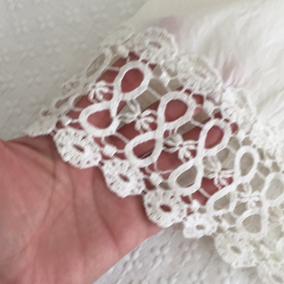 Ann Taylor Off-white Sheer Tunic - Picture 5 of 6